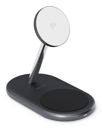 Epico Qi2  2in1 MagSafe Wireless Charger, black