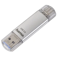 Flash USB Hama Pen Laeta 32 GB USB 3.1 USB-C, stříbrná