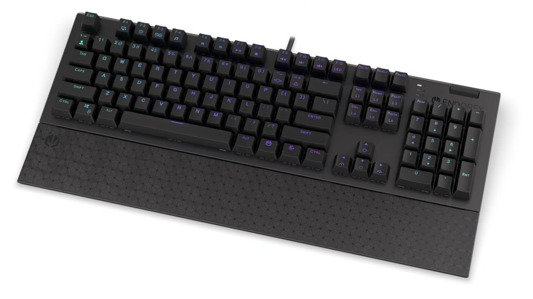 ENDORFY Omnis Kailh Blue, RGB podsvícení, US layout (EY5A028), černá