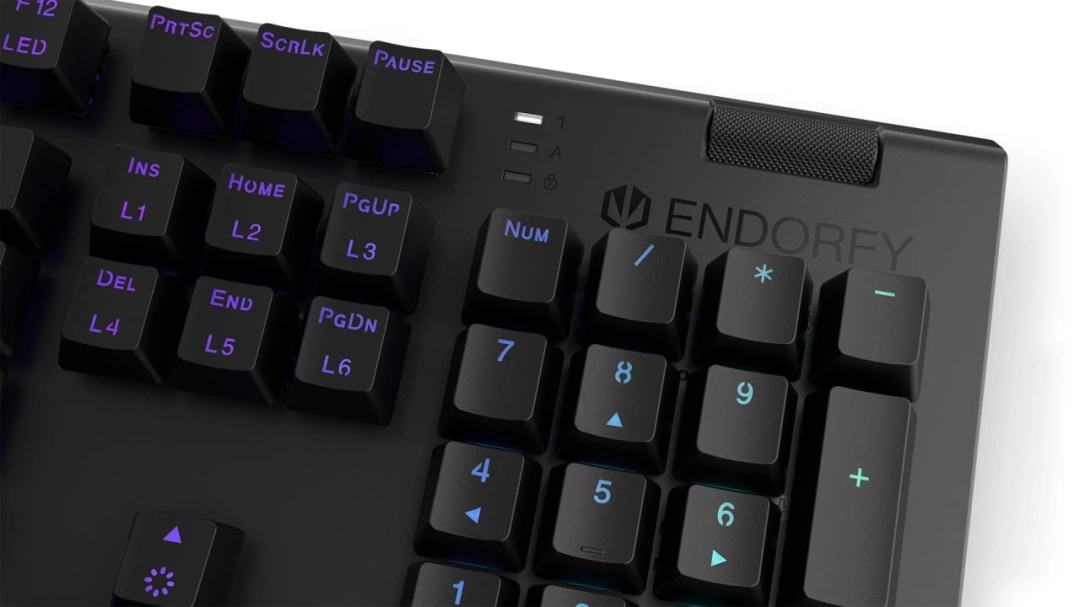 ENDORFY Omnis Kailh Blue, RGB podsvícení, US layout (EY5A028), černá