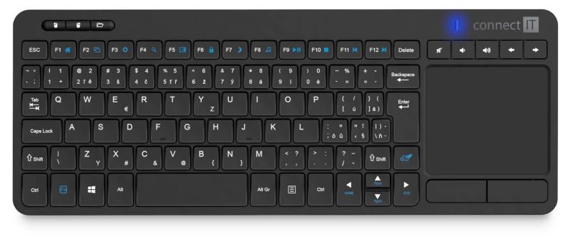 Connect IT Touch, CZ/SK layout, černá
