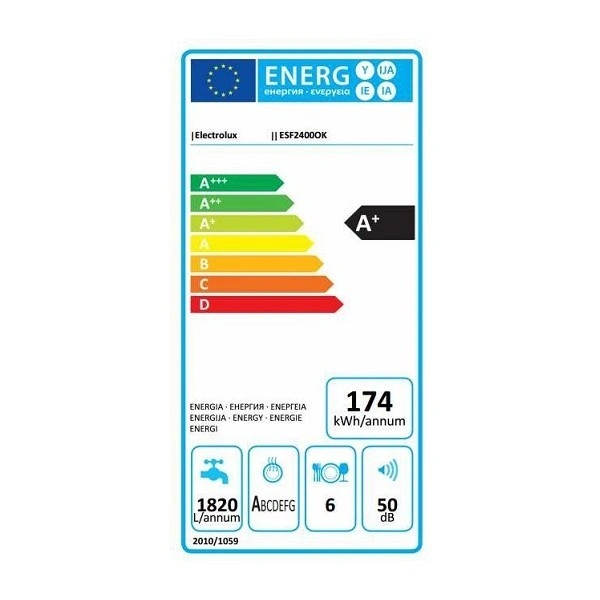 ELECTROLUX Myčka nádobí ESF2400OK 