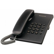 Panasonic KX-TS500FXB jednolinkový telefon, černý