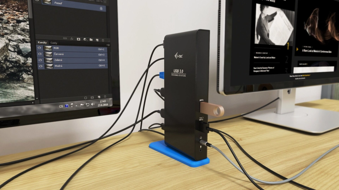 i-tec USB 3.0/USB-C Dual HDMI Docking Station