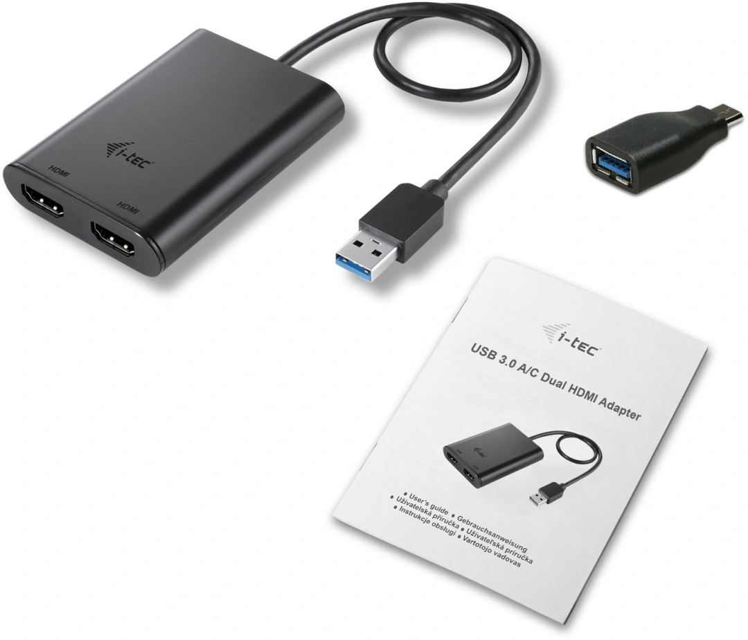 i-tec USB 3.0 HDMI 2x 4K Ultra HD Display Adapter