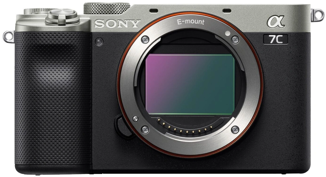 Sony Alpha 7C, tělo, stříbrná