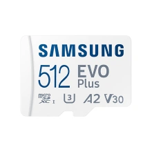 Samsung 512 GB EVO Plus + SD adaptér