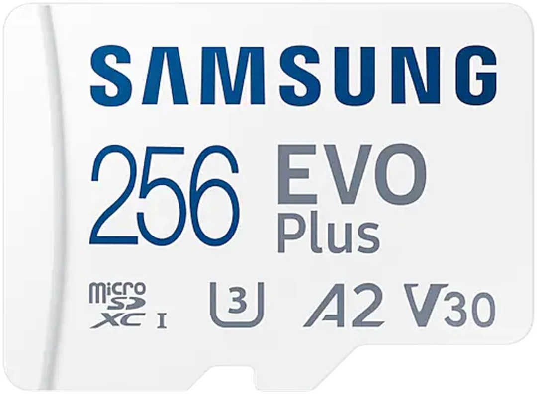 Samsung EVO Plus SDXC 256GB UHS-I (Class 10) + adaptér