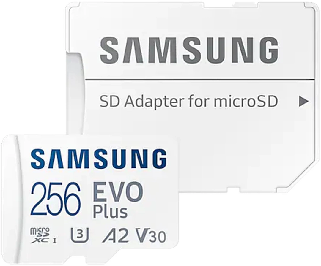 Samsung EVO Plus SDXC 256GB UHS-I (Class 10) + adaptér