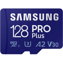 Samsung Micro SDHC karta 128GB PRO Plus + SD adaptér