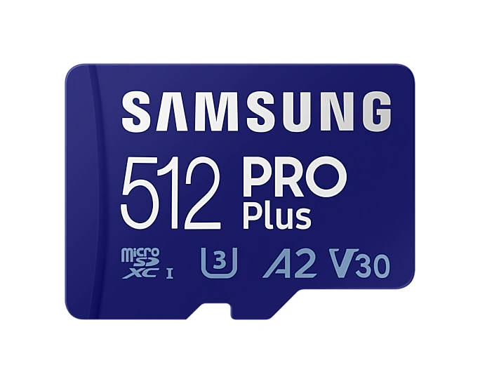 Samsung PRO Plus (2021) SDXC 512GB UHS-I U3 (Class 10) + adaptér