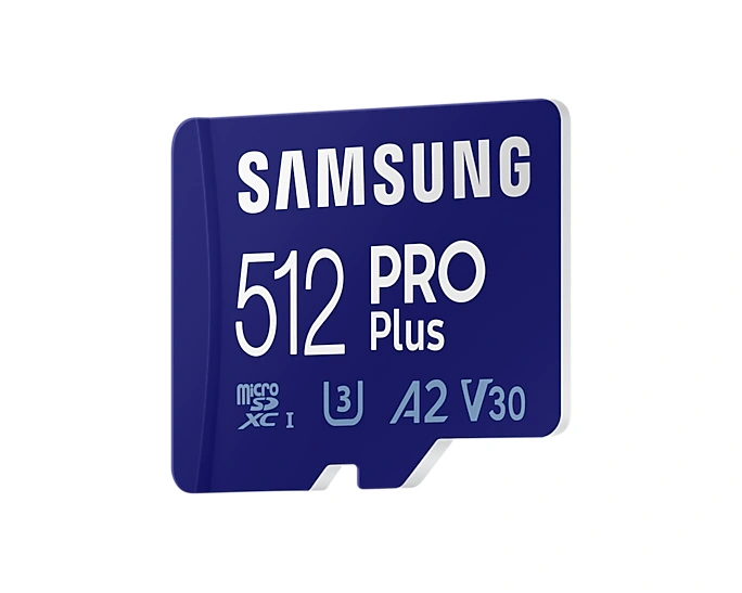 Samsung PRO Plus (2021) SDXC 512GB UHS-I U3 (Class 10) + adaptér