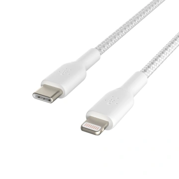 Belkin USB-C s lightning konektorem 1m, bílý