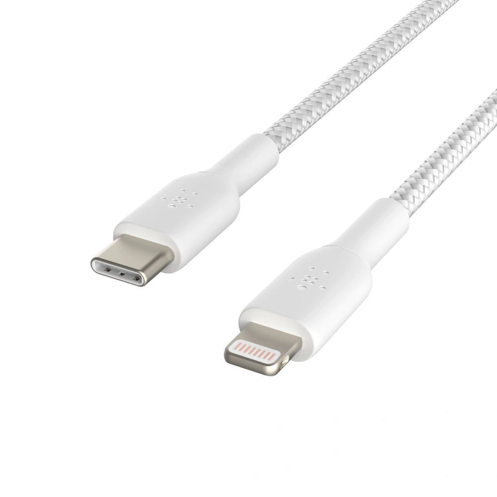 Belkin USB-C s lightning konektorem 1m, bílý