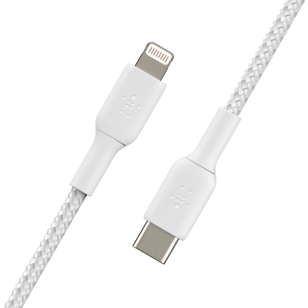 Belkin USB-C s lightning konektorem 1m, bílý