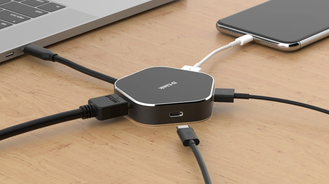 D-Link USB-C Hub 4v1, HDMI, PD