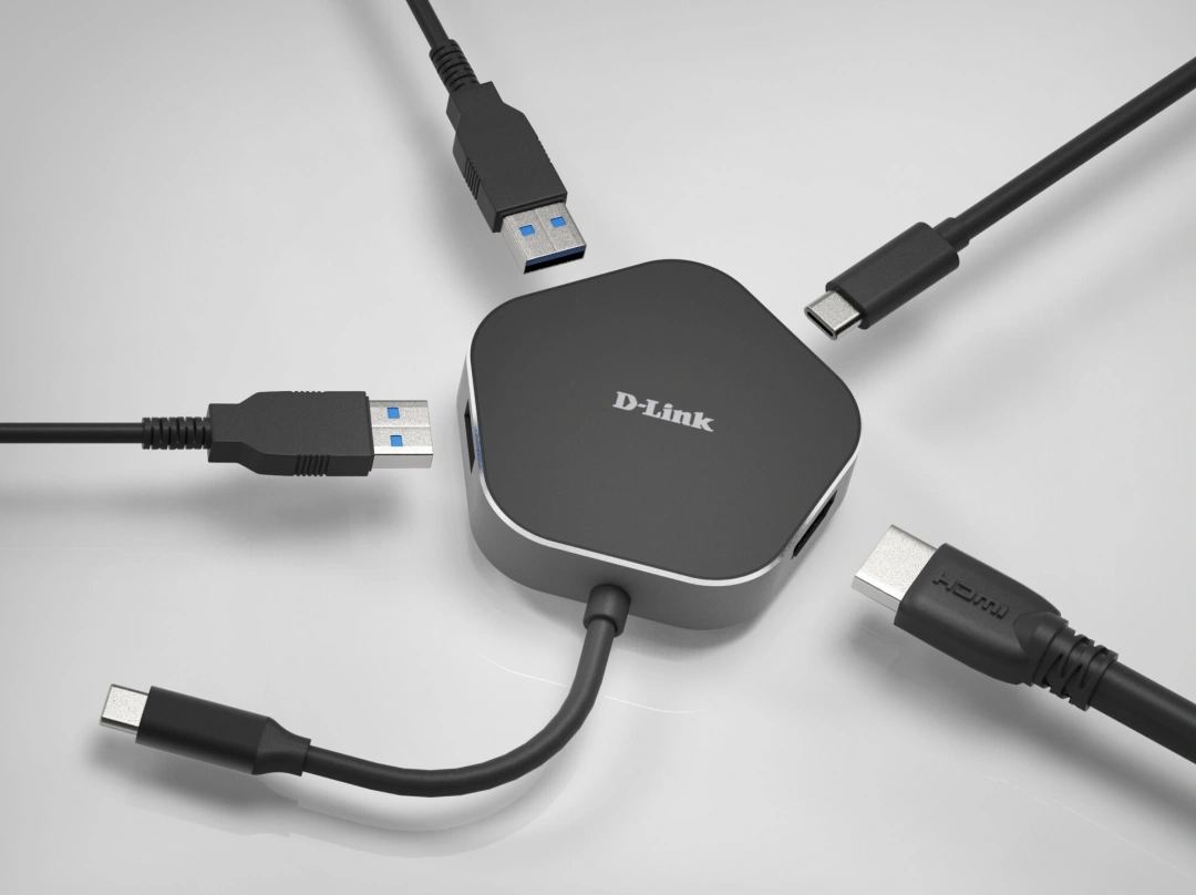 D-Link USB-C Hub 4v1, HDMI, PD