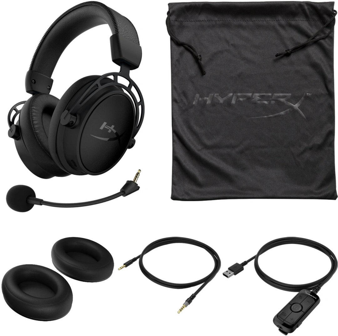 HyperX Cloud Alpha S, černá