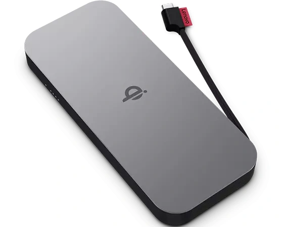 Lenovo Go USB-C Mobile Power Bank (10000mAh + Qi Wireless)