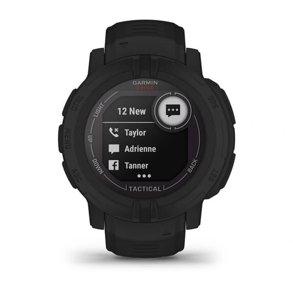 Garmin Instinct® 2 Solar – Tactical Edition, Black