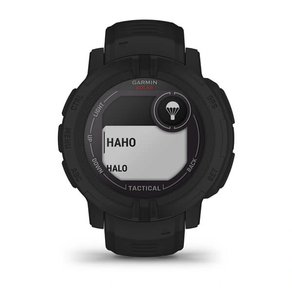 Garmin Instinct® 2 Solar – Tactical Edition, Black