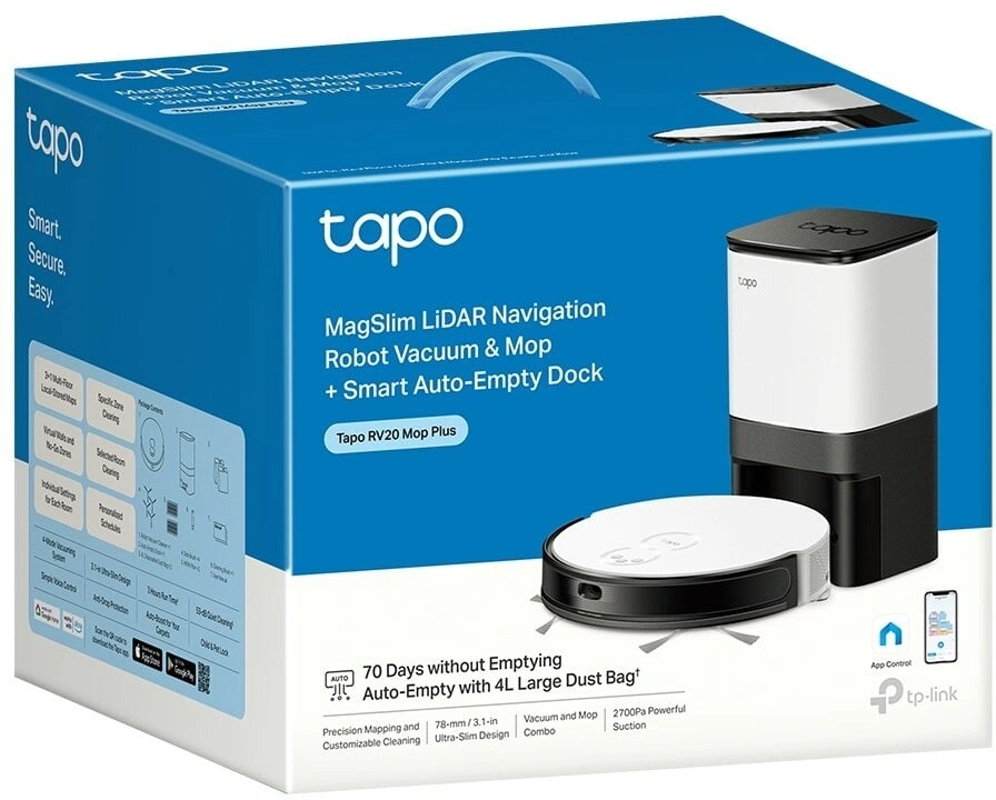 TP-Link Tapo RV20 Mop Plus