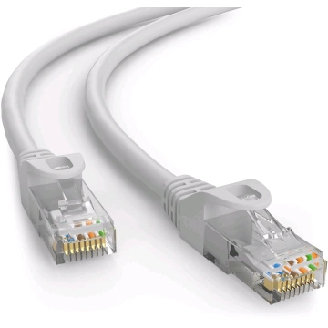 C-TECH patchcord Cat6e, UTP, šedý, 0,5m