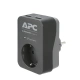 APC Essential SurgeArrest, 1 zásuvka, 2 USB nabíjecí konektory, black, SCHUKO