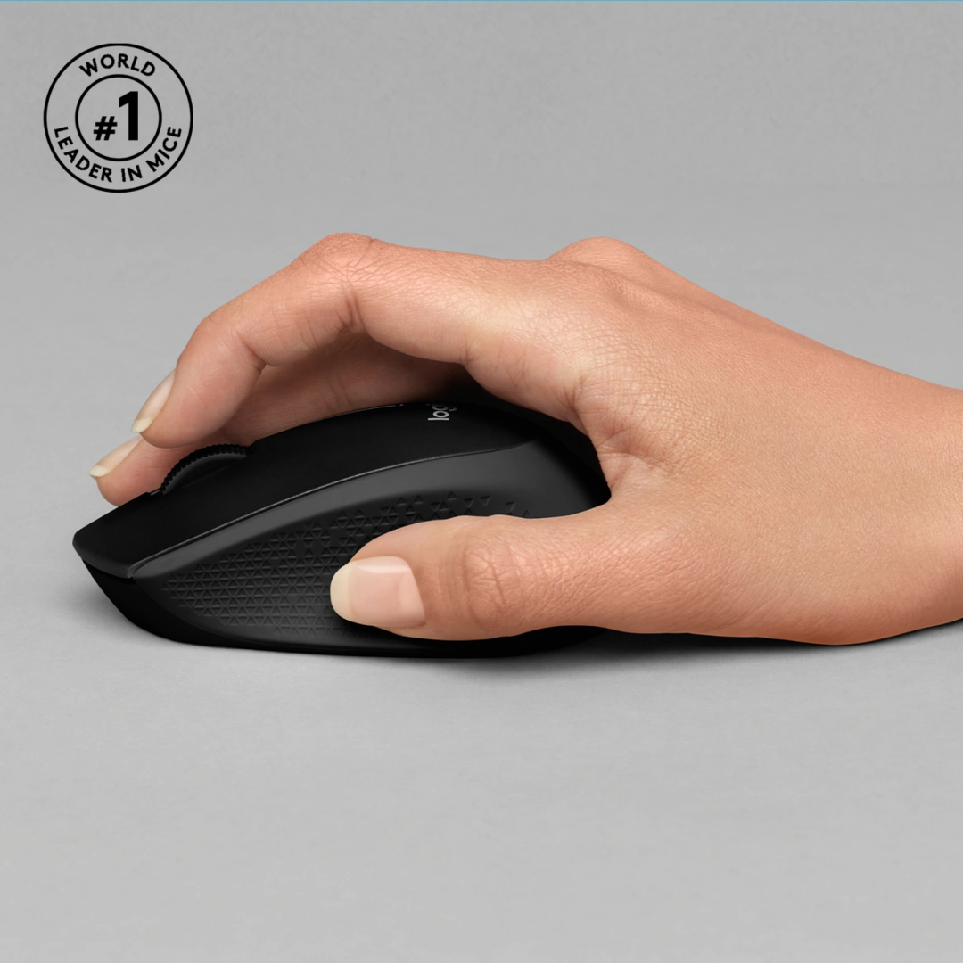 Logitech Wireless Mouse M330 Silent Plus, černá