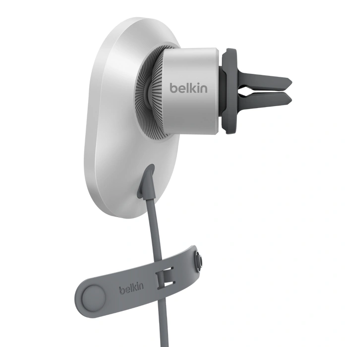 Belkin BOOST CHARGE Qi2 Magnetický držák s nabíjením do auta, 15W, šedý