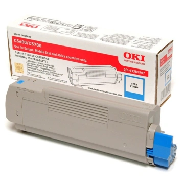 OKI Toner, cyan, 2000 page, do C5600/5700