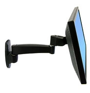 Ergotron 200 Series Wall Mount Arm, 1 Extension - nástěnný držák, max. 24" LCD