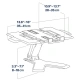 Ergotron Neo-Flex Notebook Lift Stand - Stojánek na notebook - černá