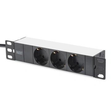 Digitus 1U Hliníkový PDU, 254 mm (10 