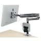 Ergotron LX HD Sit-Stand Desk Mount LCD Arm, Polished, stolní rameno max 46