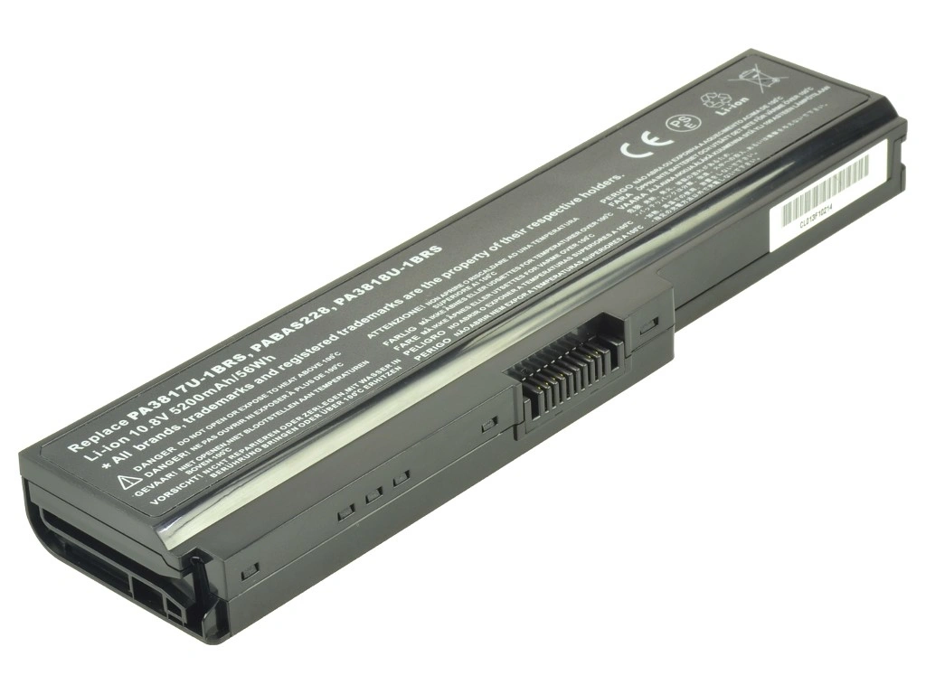 2-Power baterie pro TOSHIBA Satellite L750, Li-ion (6cells),5200 mAh, 10.8 V