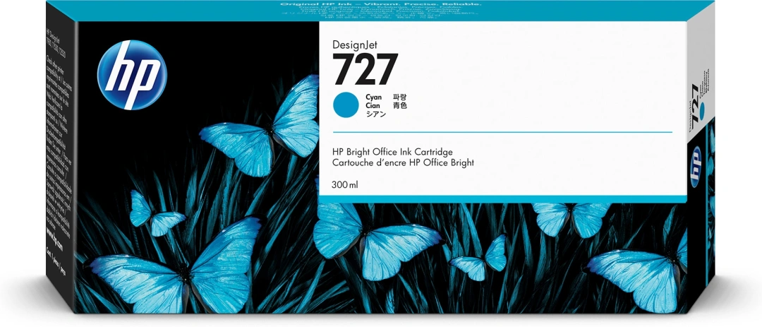 HP F9J76A no. 727 (300ml), cyan