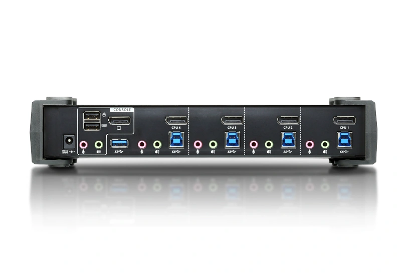 ATEN KVM switch CS-1924, 4-Port USB 3.0 4K DisplayPort (4K,USB 3.1 Gen 1)