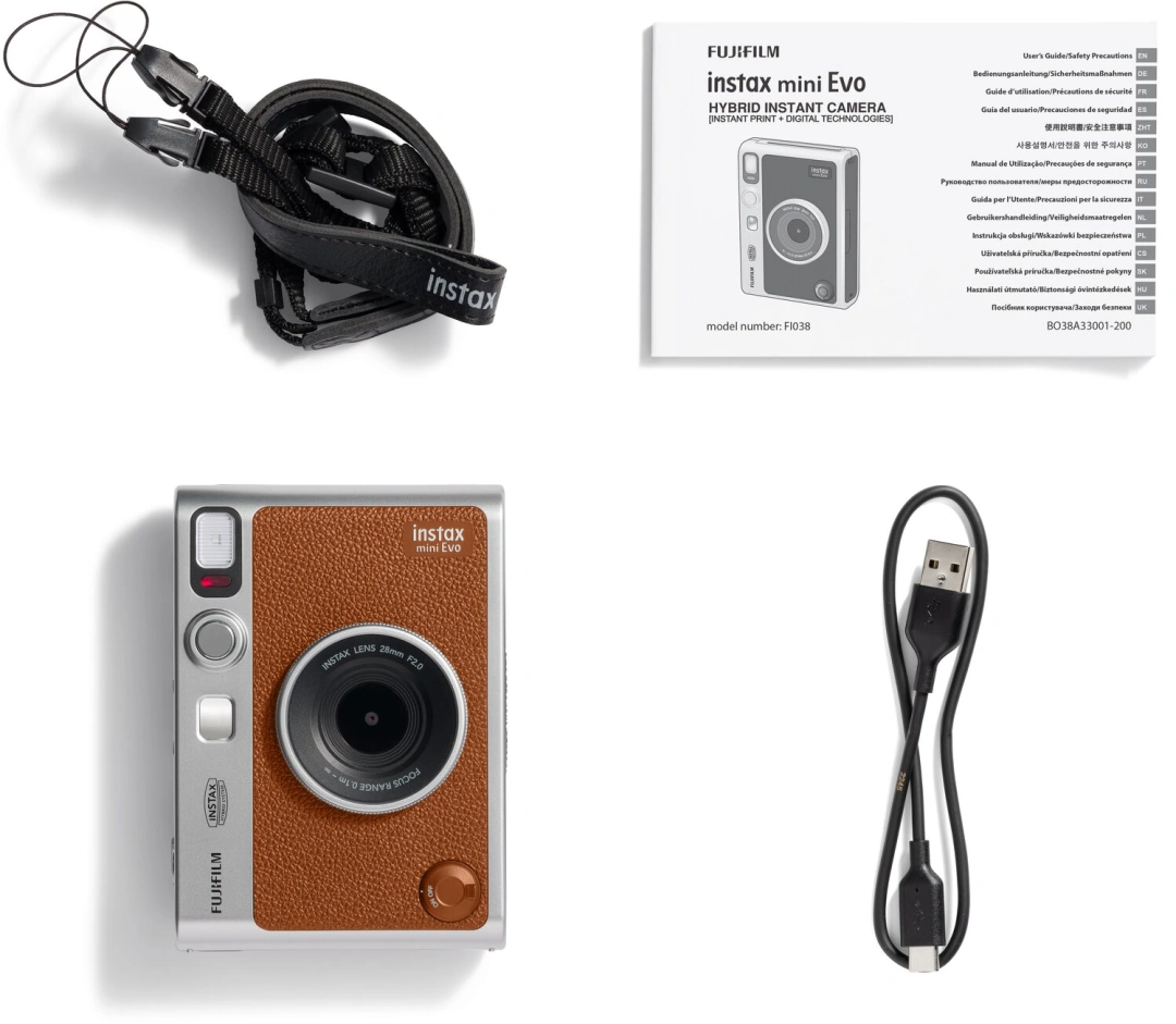 Fujifilm Instax Mini EVO, Brown 