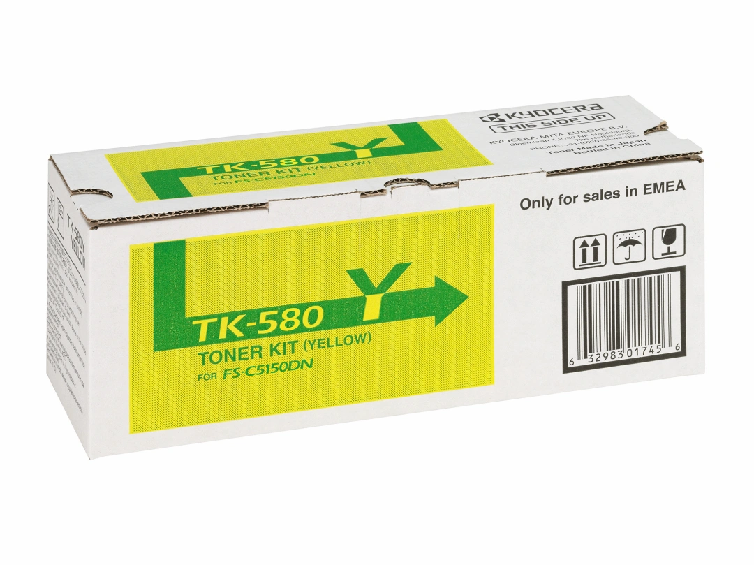 Kyocera toner TK-580Y žlutý pro ECOSYS P6021cdn, FS-C5150DN