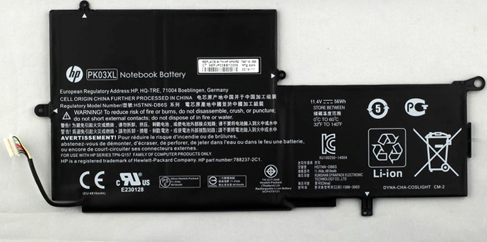 HP 789116-005 Baterie do Laptopu ( PK03XL ) 11,4V 4810mAh