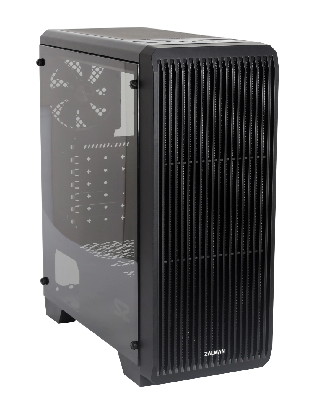 Zalman case miditower S2, ATX, Black