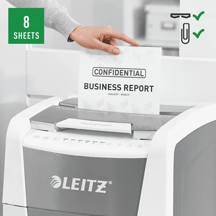 Leitz Skartovačka IQ Autofeed Office 300 Automatická P5