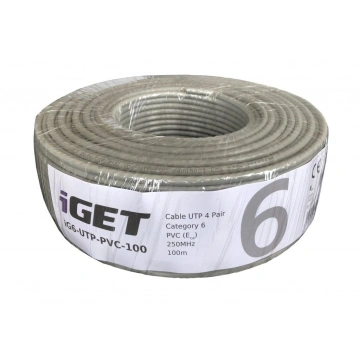 iGET CAT6 UTP PVC Eca 100m/box