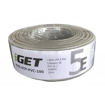 iGET cable CAT5E UTP PVC Eca 100m