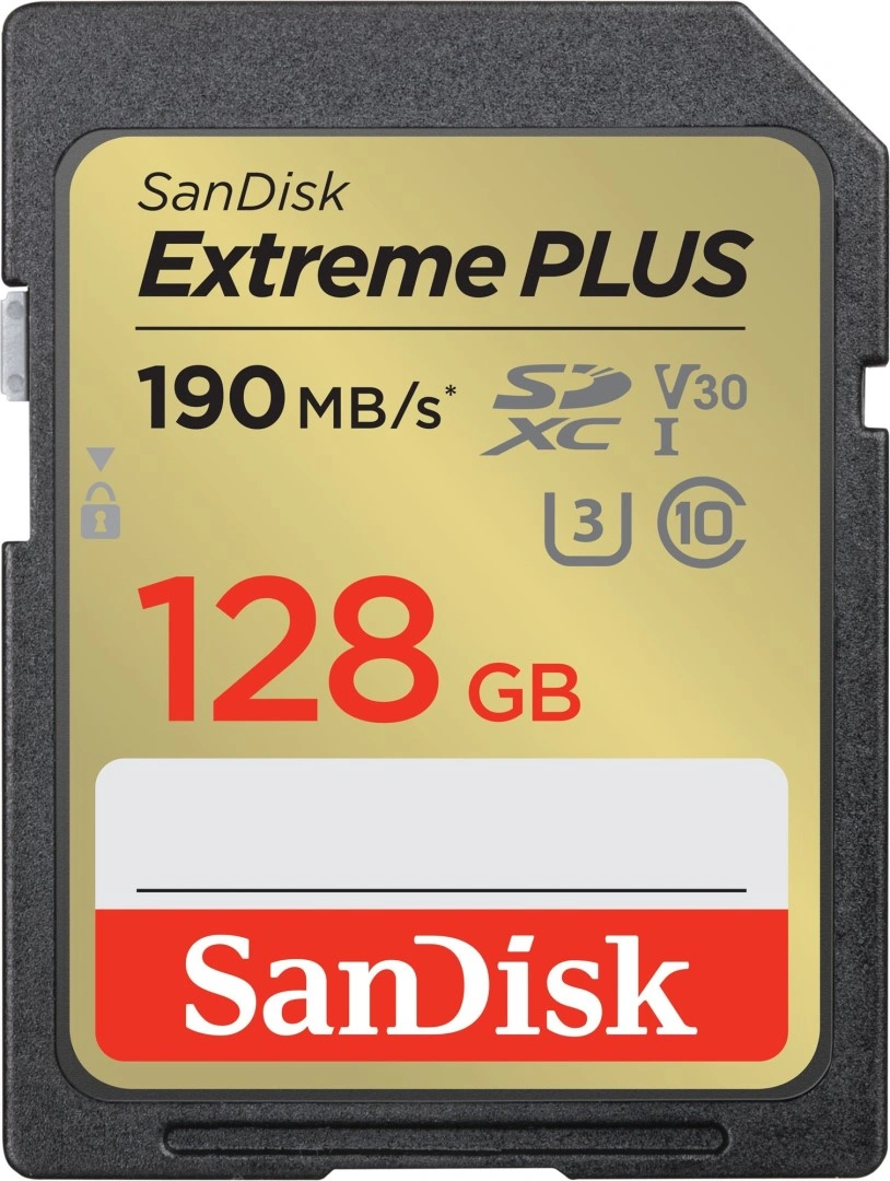 Paměťová karta SanDisk SDXC Extreme Plus 128GB UHS-I U3 (190R/90W) (SDSDXWA-128G-GNCIN)