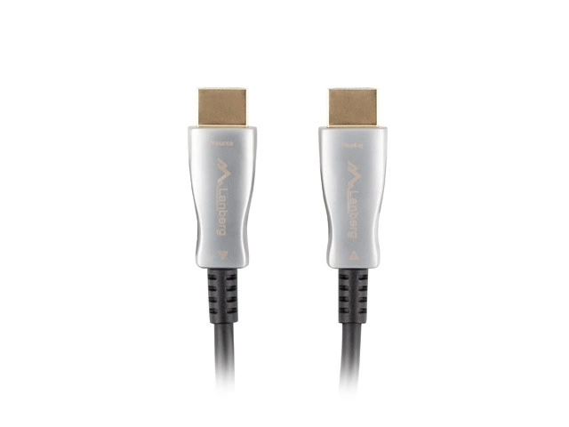 Lanberg HDMI 2.0 Cable 100m, Black-gold