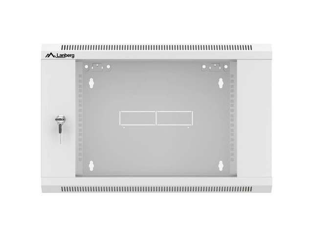 Lanberg WFFA-5606-10S, nástěnný rozvaděč, 6U/570x600, šedá