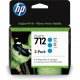 HP 712, 3x 29 ml (3ED77A) azure