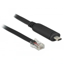 Delock Adaptér USB 2.0 Typ-C samec > 1 x Serial RS-232 RJ45 samec 2,0 m